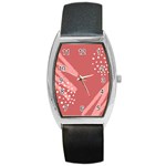 Terracota  Barrel Style Metal Watch Front