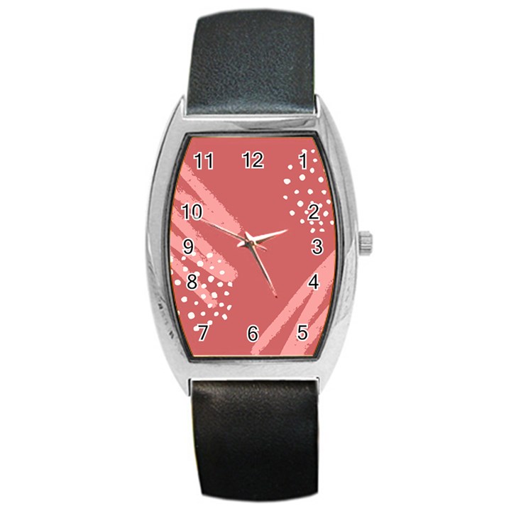 Terracota  Barrel Style Metal Watch