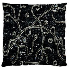 Abstract Surface Artwork Large Cushion Case (one Side) by dflcprintsclothing