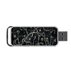 Abstract Surface Artwork Portable Usb Flash (one Side)