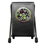 Flowerpower Pen Holder Desk Clock Front