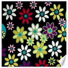 Flowerpower Canvas 20  X 20  by PollyParadise