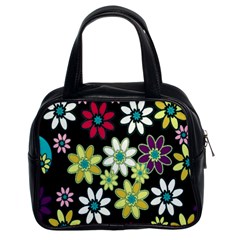 Flowerpower Classic Handbag (two Sides) by PollyParadise