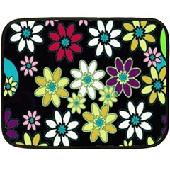 Flowerpower Fleece Blanket (mini) by PollyParadise