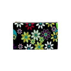 Flowerpower Cosmetic Bag (small) by PollyParadise