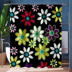 Flowerpower Shower Curtain 60  X 72  (medium) 