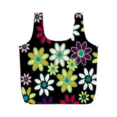 Flowerpower Full Print Recycle Bag (m)