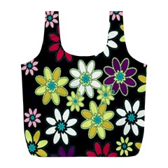 Flowerpower Full Print Recycle Bag (l)