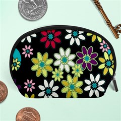 Flowerpower Accessory Pouch (large) by PollyParadise