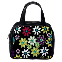 Flowerpower Classic Handbag (one Side) by PollyParadise