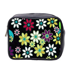 Flowerpower Mini Toiletries Bag (two Sides)