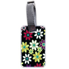 Flowerpower Luggage Tag (two Sides)