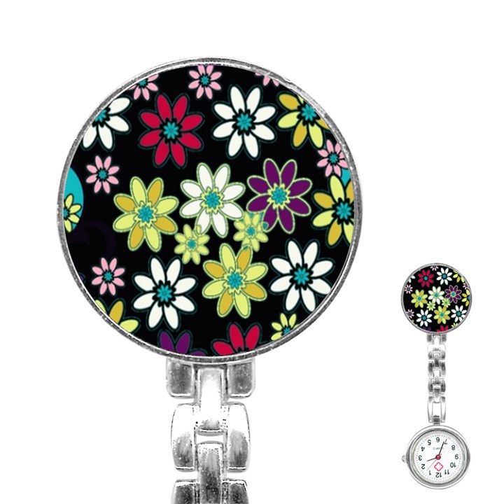 Flowerpower Stainless Steel Nurses Watch