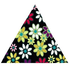 Flowerpower Wooden Puzzle Triangle