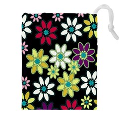 Flowerpower Drawstring Pouch (4xl)