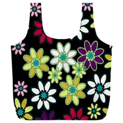 Flowerpower Full Print Recycle Bag (xxl)