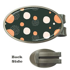 Black Peach White  Money Clips (oval)  by Sobalvarro