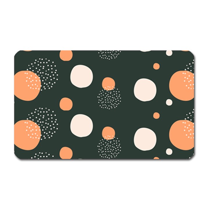 Black peach white  Magnet (Rectangular)