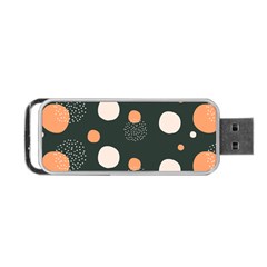 Black Peach White  Portable Usb Flash (two Sides) by Sobalvarro