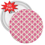 Pinkshabby 3  Buttons (100 pack)  Front