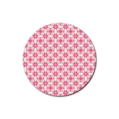 Pinkshabby Rubber Round Coaster (4 Pack) 