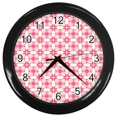 Pinkshabby Wall Clock (black) by PollyParadise