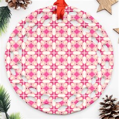 Pinkshabby Ornament (round Filigree)