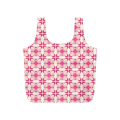 Pink-shabby-chic Full Print Recycle Bag (s) by PollyParadise