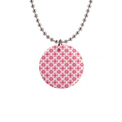 Pink-shabby-chic 1  Button Necklace by PollyParadise