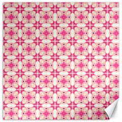 Pink-shabby-chic Canvas 12  X 12  by PollyParadise