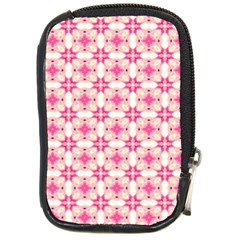 Pink-shabby-chic Compact Camera Leather Case by PollyParadise