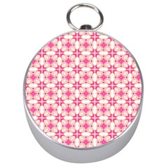 Pink-shabby-chic Silver Compasses