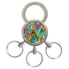 Icecreams 3-ring Key Chain by PollyParadise