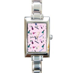 Accessories For Manicure Rectangle Italian Charm Watch by SychEva