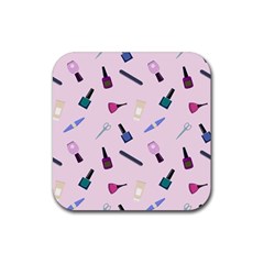 Accessories For Manicure Rubber Coaster (square)  by SychEva