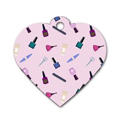 Accessories For Manicure Dog Tag Heart (one Side) by SychEva