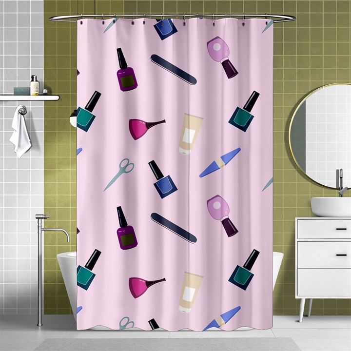 Accessories For Manicure Shower Curtain 48  x 72  (Small) 