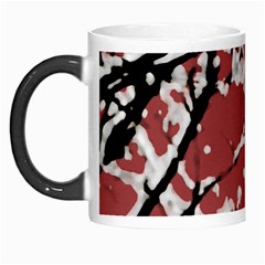 Vibrant Abstract Textured Artwork Print Morph Mugs by dflcprintsclothing