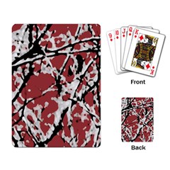 Vibrant Abstract Textured Artwork Print Playing Cards Single Design (rectangle) by dflcprintsclothing