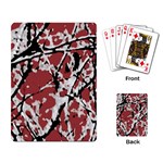 Vibrant Abstract Textured Artwork Print Playing Cards Single Design (Rectangle) Back