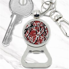 Vibrant Abstract Textured Artwork Print Bottle Opener Key Chain by dflcprintsclothing