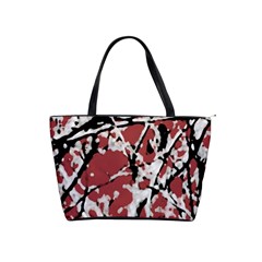 Vibrant Abstract Textured Artwork Print Classic Shoulder Handbag