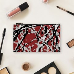 Vibrant Abstract Textured Artwork Print Cosmetic Bag (small) by dflcprintsclothing