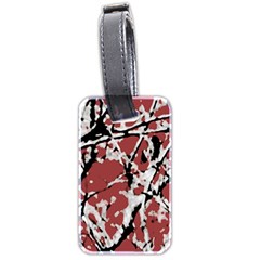 Vibrant Abstract Textured Artwork Print Luggage Tag (two Sides) by dflcprintsclothing