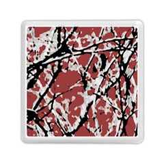 Vibrant Abstract Textured Artwork Print Memory Card Reader (square)