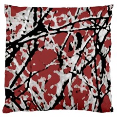 Vibrant Abstract Textured Artwork Print Standard Flano Cushion Case (two Sides) by dflcprintsclothing