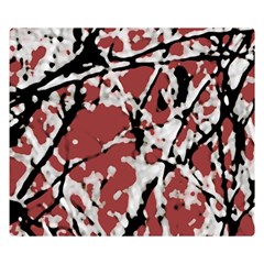 Vibrant Abstract Textured Artwork Print Double Sided Flano Blanket (small)  by dflcprintsclothing