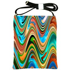 Icecreams2 Shoulder Sling Bag by PollyParadise