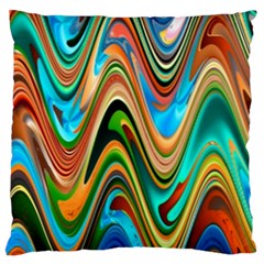 Icecreams2 Large Flano Cushion Case (two Sides)