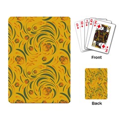 Folk floral pattern. Abstract flowers surface design. Seamless pattern Playing Cards Single Design (Rectangle)